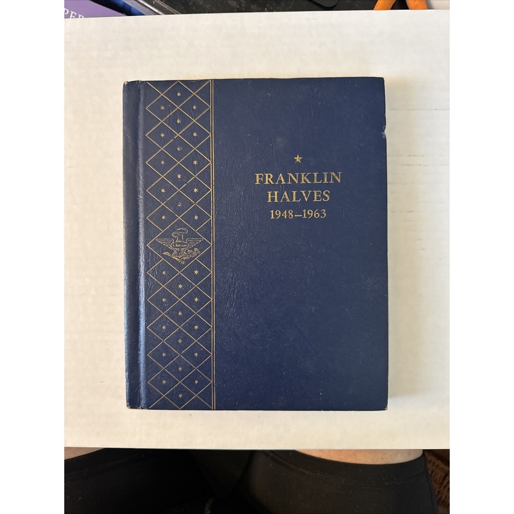 Vintage Whitman Bookshelf Franklin Halves Album 1948-1963 #9425